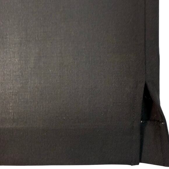 Theory Rokita Black Wool Blend Pencil Skirt Women’s 4 Side Zip Career - Picture 7 of 11